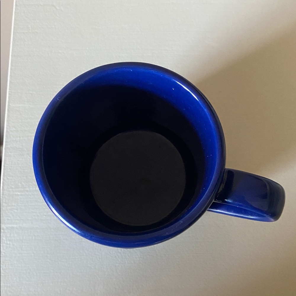 Kate Spade Dark Blue Ceramic Mug - Out to Lunch Mug - Picture 5 of 8